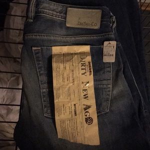 Diesel dirty new aged jeans new with tags 31x34